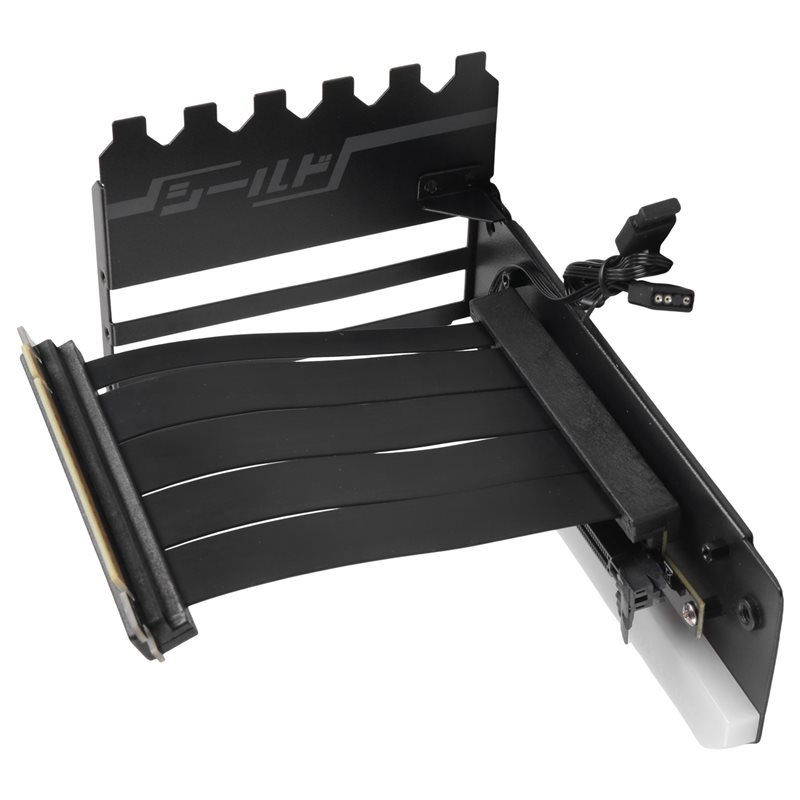 Pcie 4.0 X16 Riser Cable 90 Degree - حامل تثبيت عمودي فعال لبطاقة الرسوميات