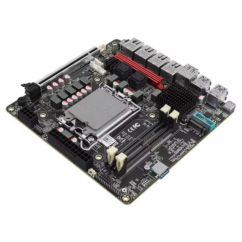 لوحة أم vPro Q670 NAS Max 6*NV - مراجعة Lga 1700 Ddr5 Itx Motherboard وسعره