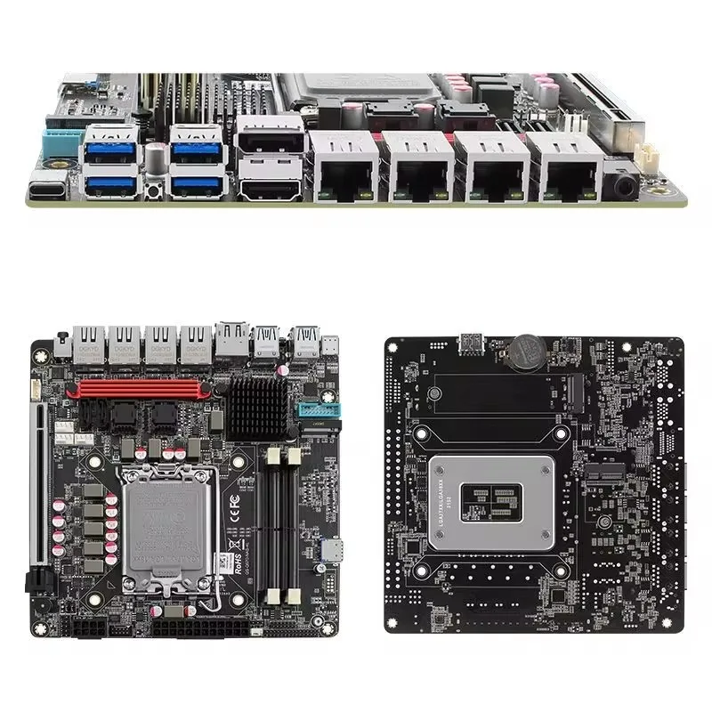 لوحة أم vPro Q670 NAS Max 6*NV - مراجعة Lga 1700 Ddr5 Itx Motherboard وسعره