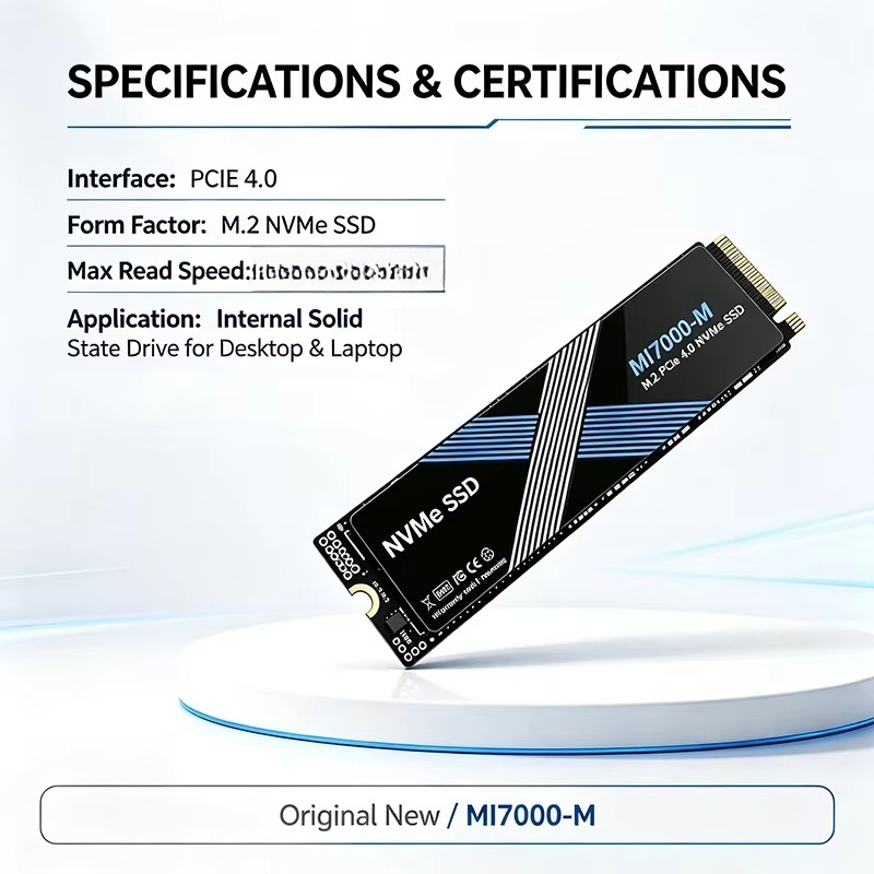 MI7000M، قرص تخزين داخلي من نو - مراجعة M.2 Nvme 4Tb Pcie 4.0 Ssd وسعره