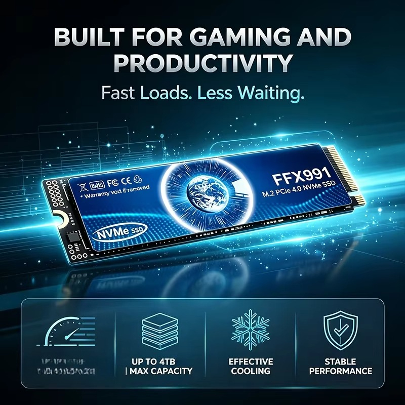 FFX991 M.2 NVMe PCIe 4.0 قرص ص - مراجعة M.2 Nvme 4Tb Pcie 4.0 Ssd وسعره