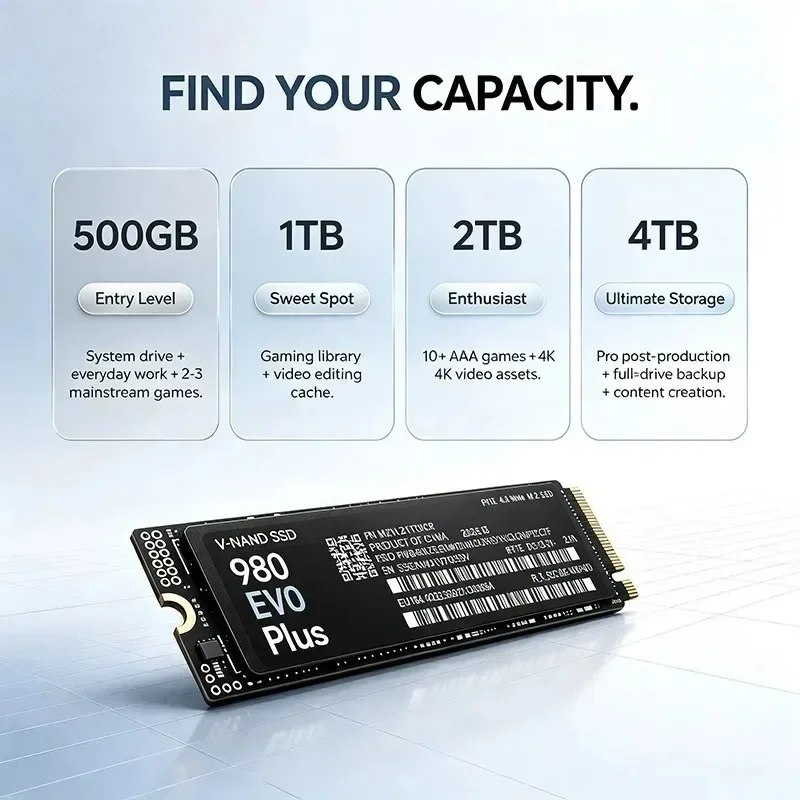 980 EVO Plus M.2 2280 NVMe PCI - مراجعة M.2 Nvme 4Tb Pcie 4.0 Ssd وسعره