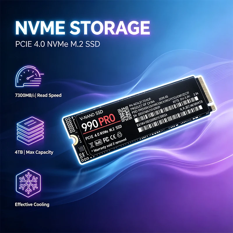 قرص تخزين SSD من نوع M.2 NVMe، - مراجعة M.2 Nvme 4Tb Pcie 4.0 Ssd وسعره