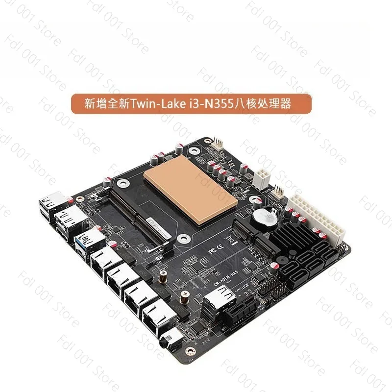 لوحة أم NAS N5105 8505 N100 N3 - مراجعة Nas Motherboard N100 6 Sata وسعره